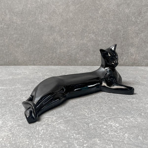 Milo Black Cat Sculpture - Home Artisan