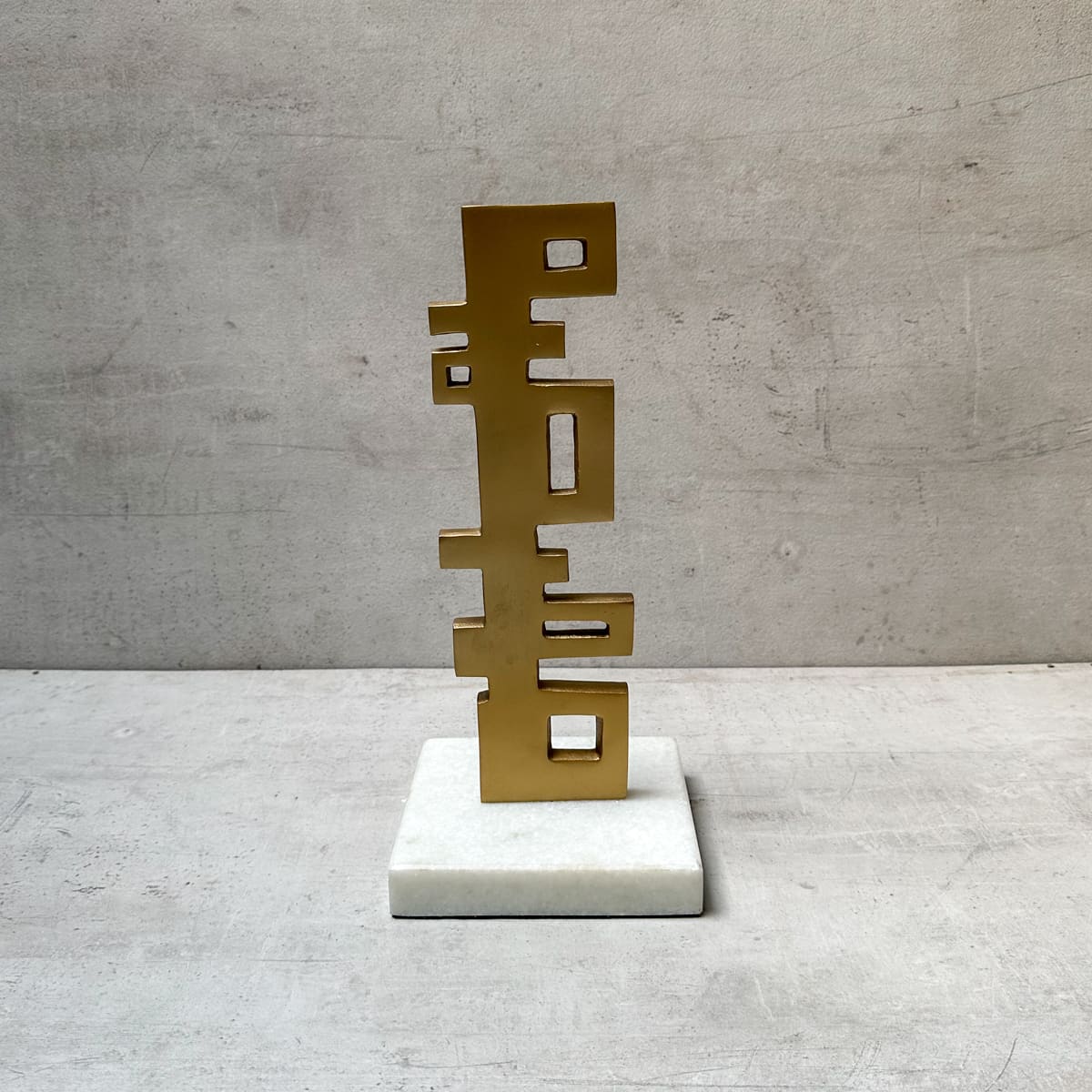 Faye Abstract Art Cast Aluminium Sculpture - Home Artisan