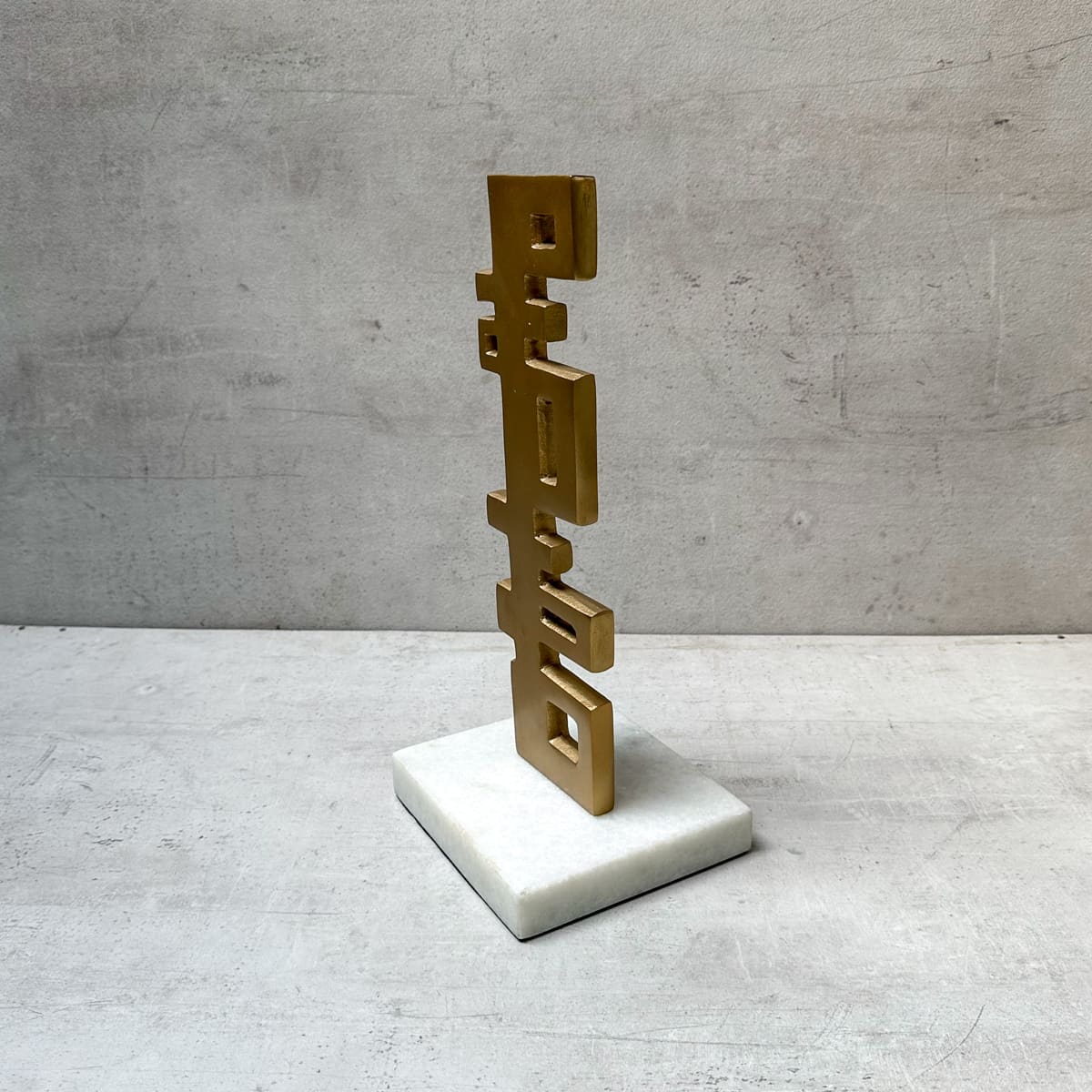 Faye Abstract Art Cast Aluminium Sculpture - Home Artisan