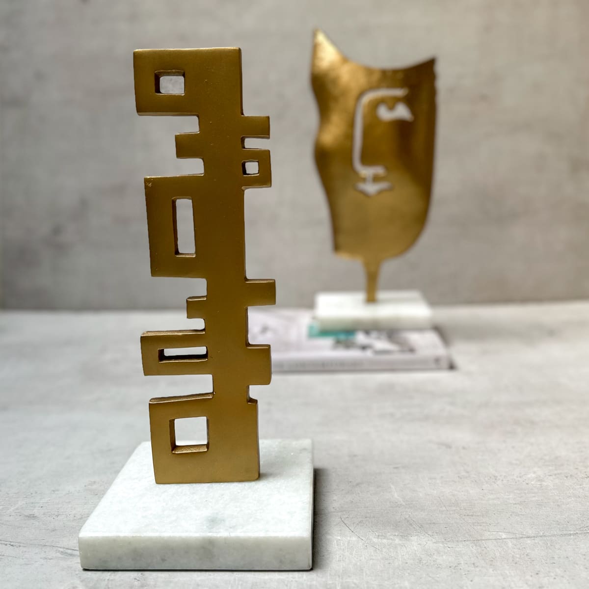 Faye Abstract Art Cast Aluminium Sculpture - Home Artisan