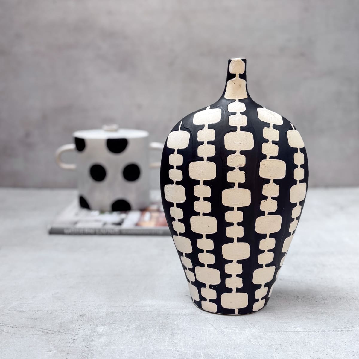 Totem Trace Ceramic Decor Object - Home Artisan