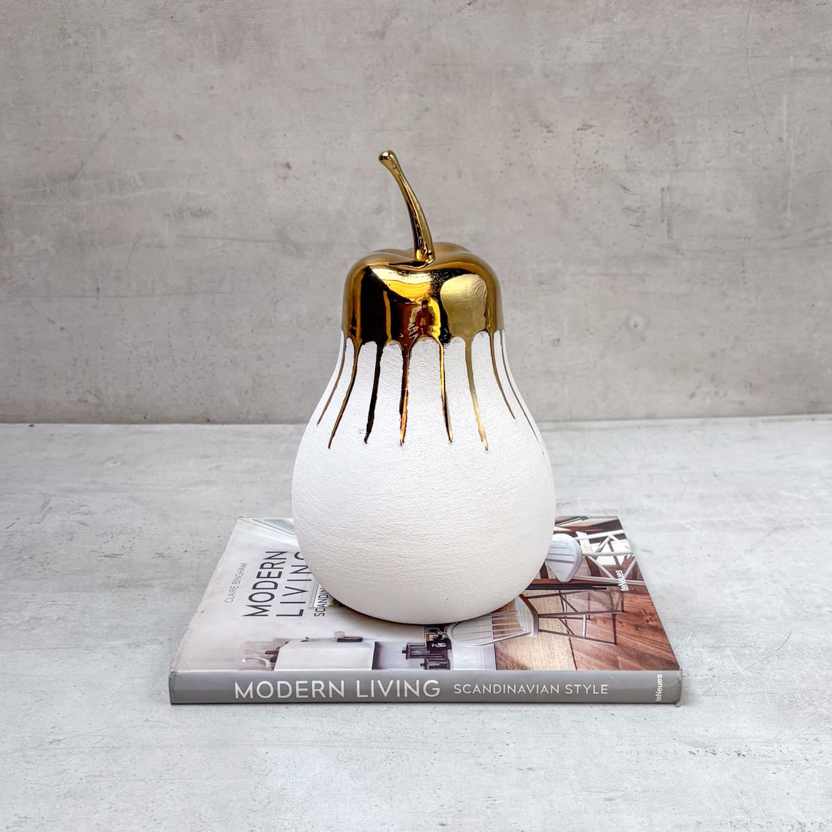 Aurelia Pear Ceramic Sculpture - Home Artisan