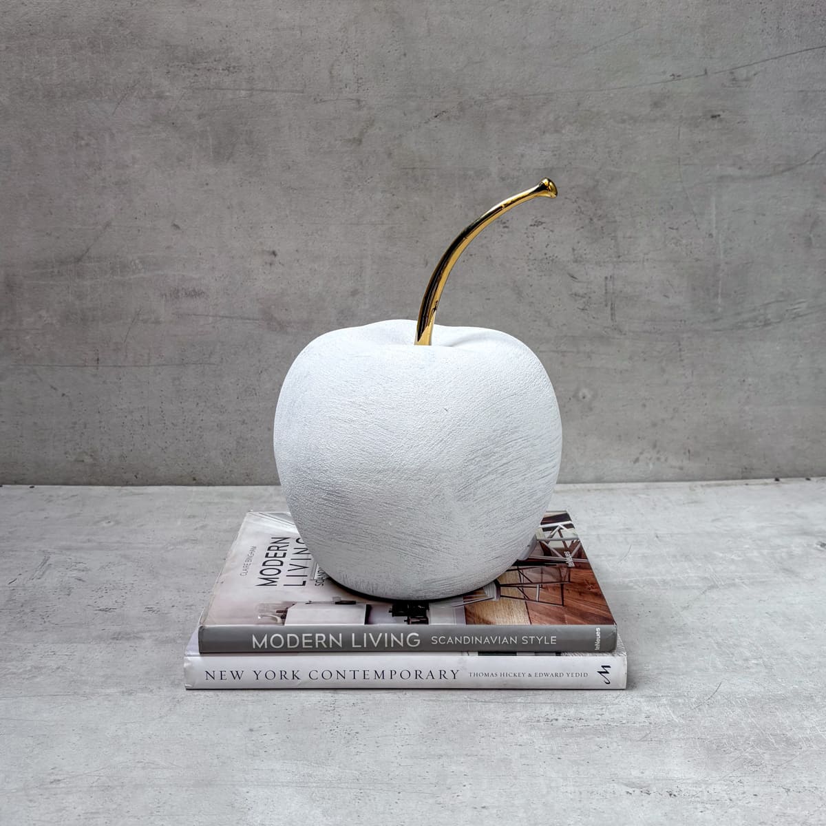 Astrid Apple Ceramic Sculpture (Large) - Home Artisan