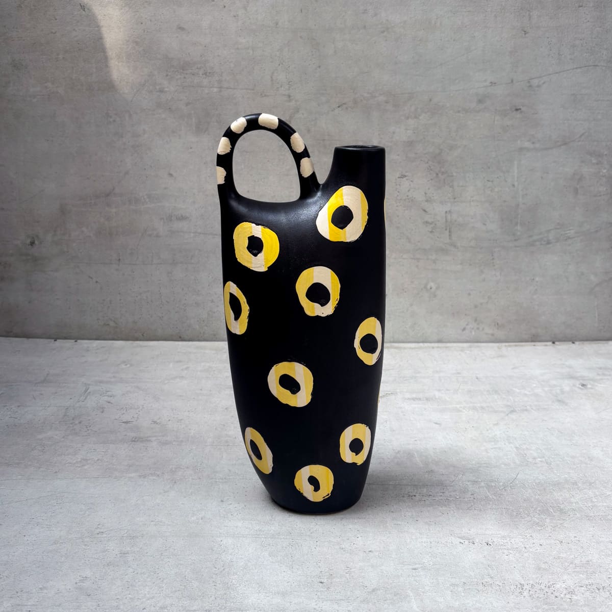 Solstice Circles Ceramic Decor Object - Home Artisan