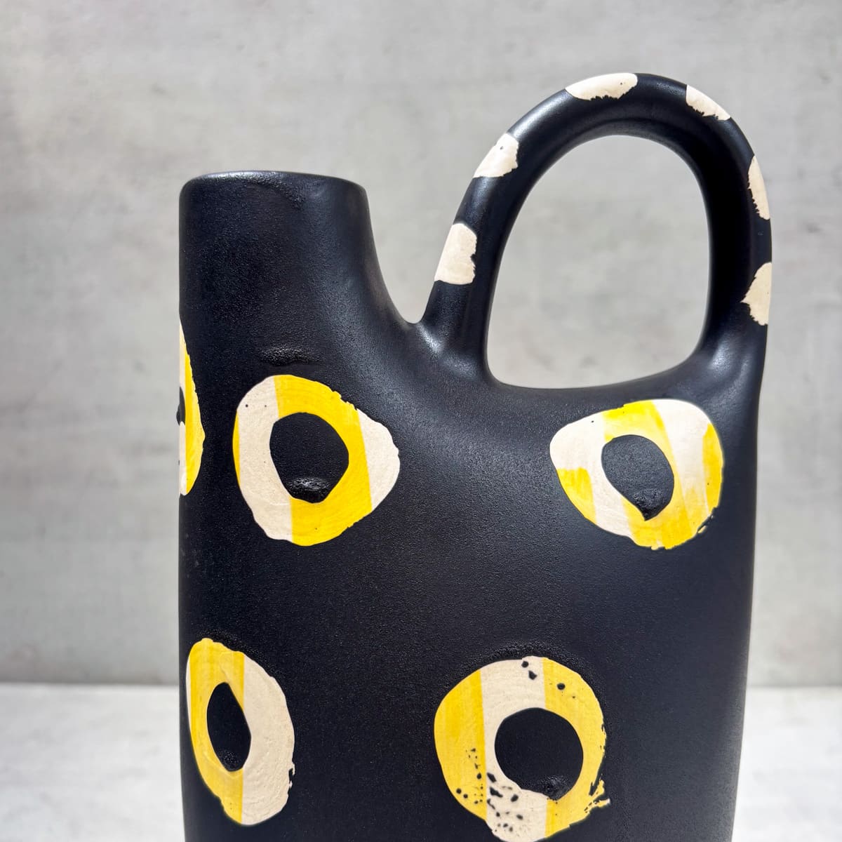 Solstice Circles Ceramic Decor Object - Home Artisan