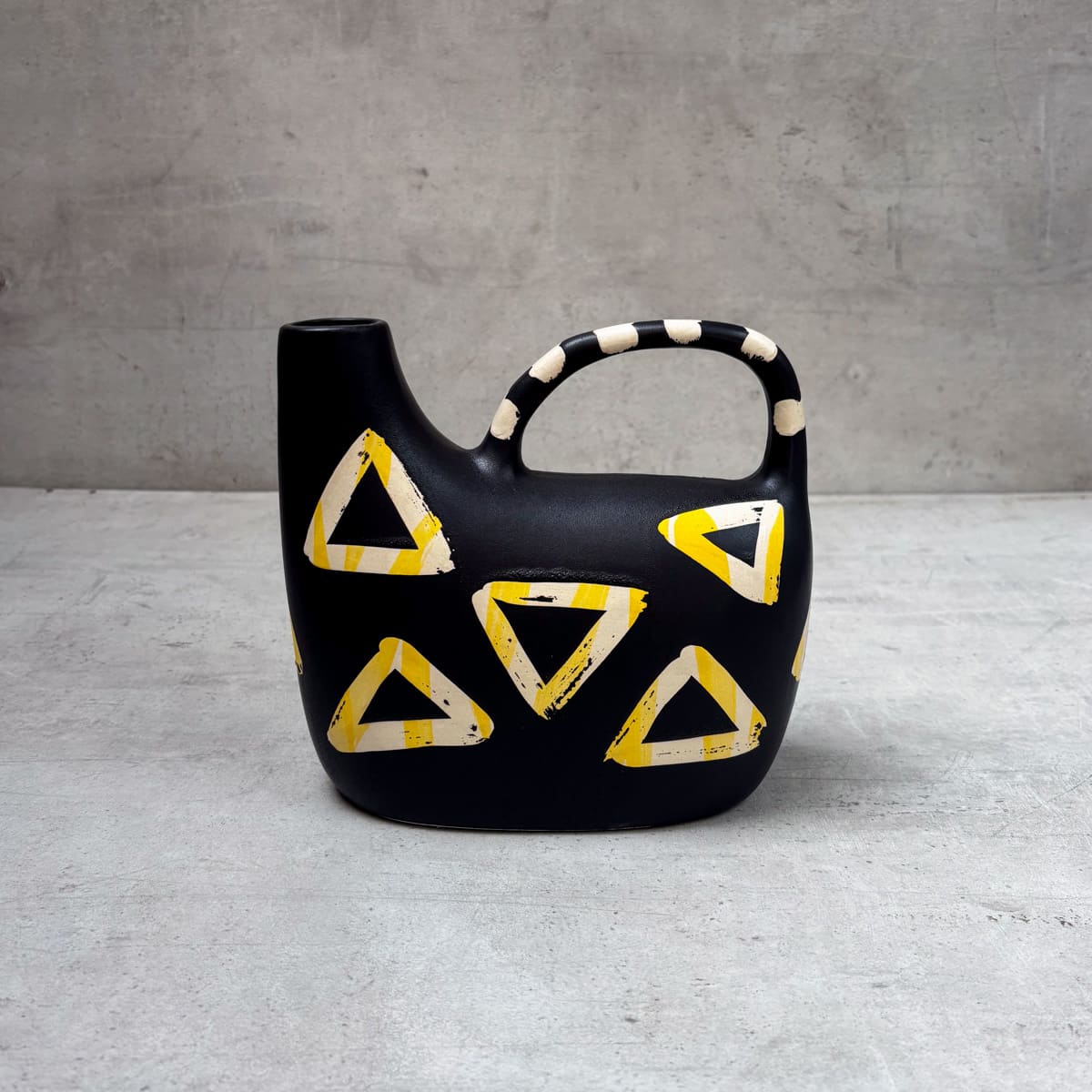 Camden Monochrome Pourer Ceramic Decor Object - Home Artisan