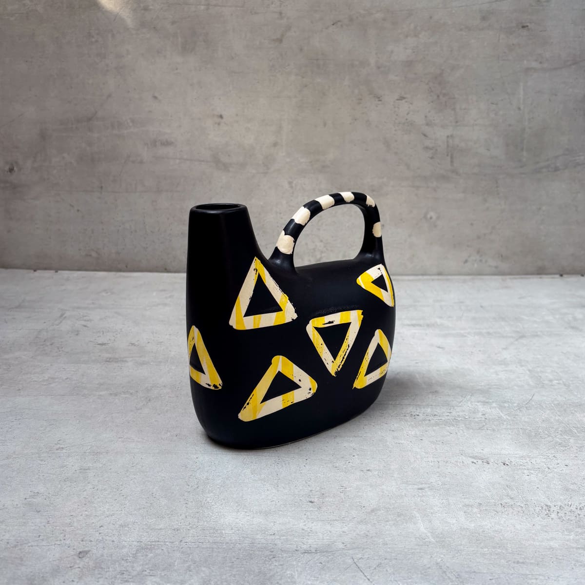 Camden Monochrome Pourer Ceramic Decor Object - Home Artisan