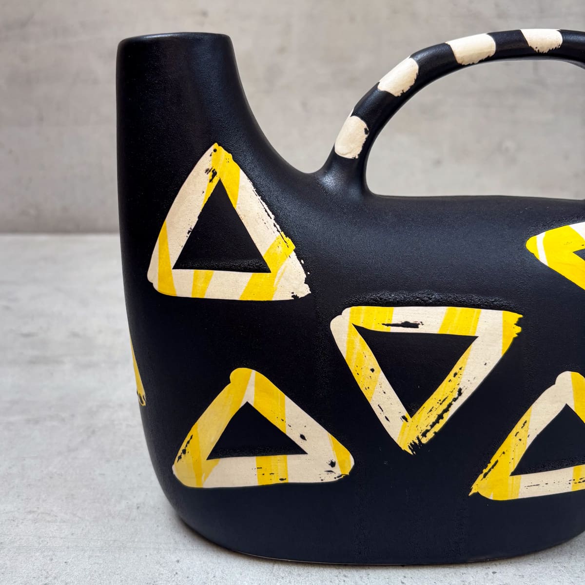 Camden Monochrome Pourer Ceramic Decor Object - Home Artisan