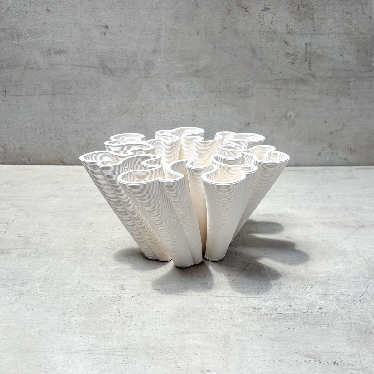 Ripple Bloom Ceramic Sculpture - Home Artisan