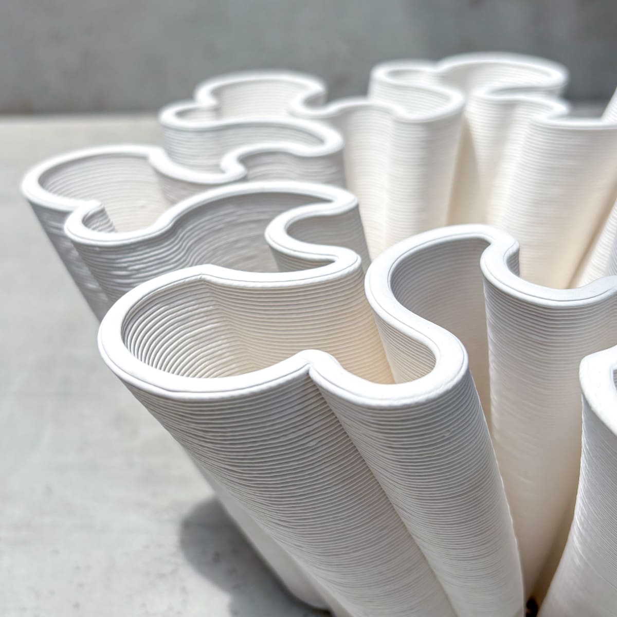 Ripple Bloom Ceramic Sculpture - Home Artisan