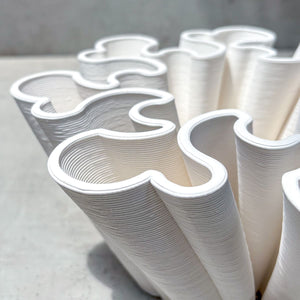 Ripple Bloom Ceramic Sculpture - Home Artisan