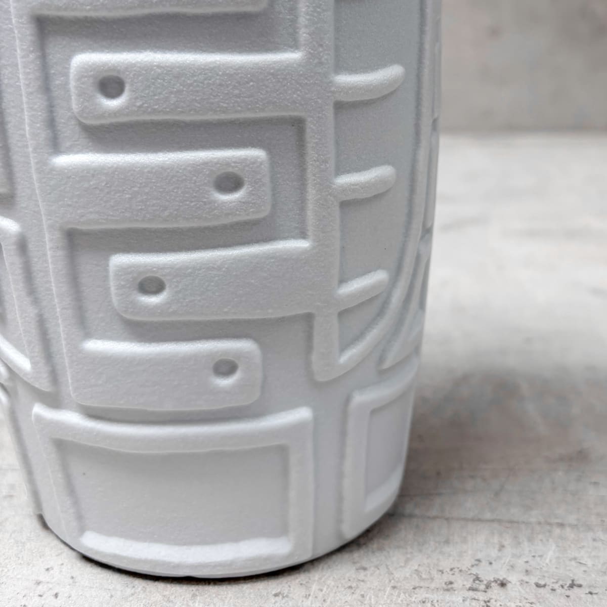 Tribal Totem White Ceramic Sculpture - Home Artisan