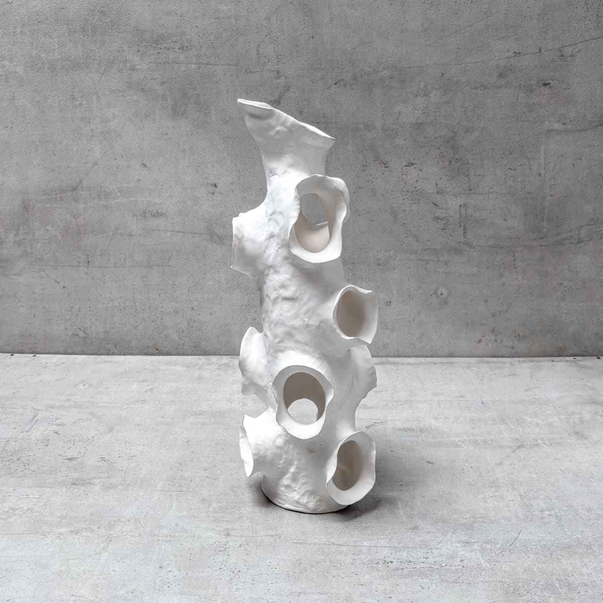 Coral Reef Textured Ceramic Sculpture (Tall) - Home Artisan