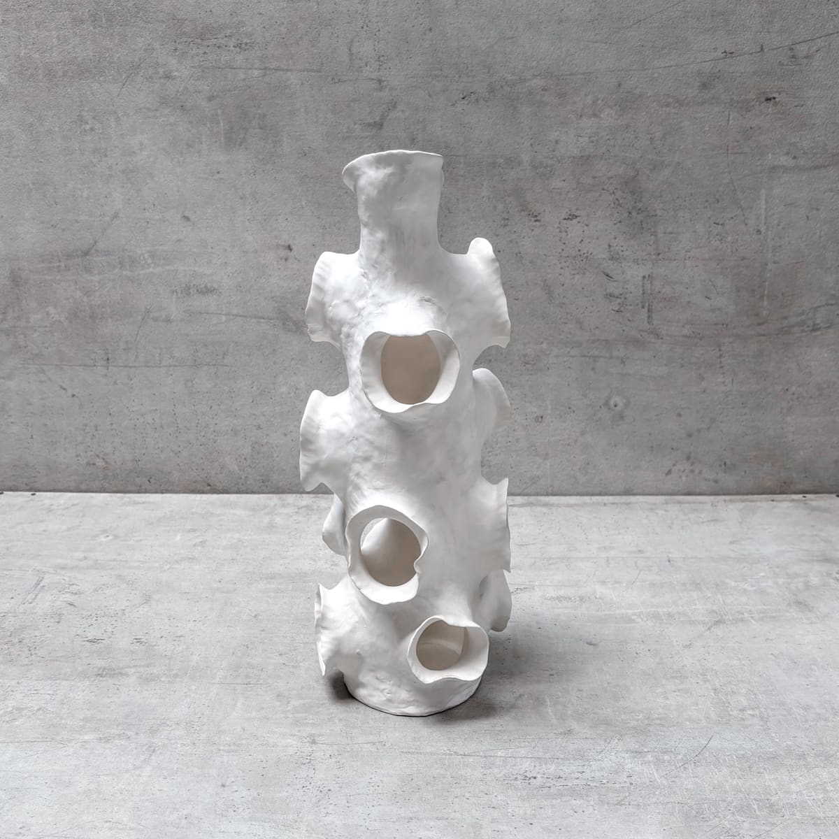 Coral Reef Textured Ceramic Sculpture (Tall) - Home Artisan