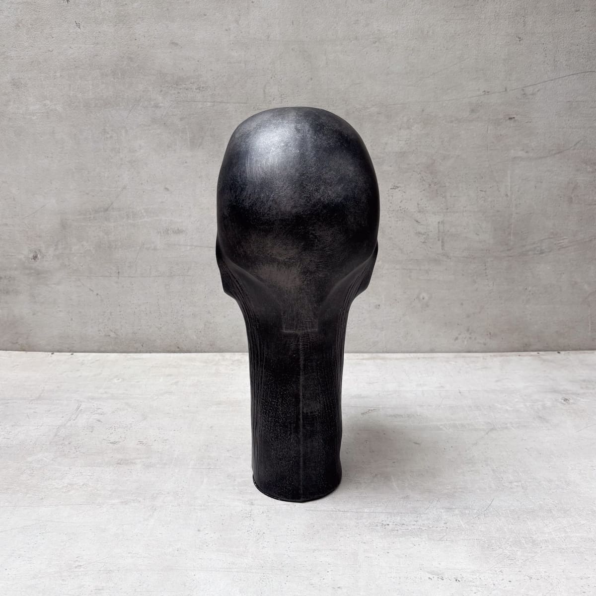Charcoal Black Abstract Head Sculpture - Home Artisan