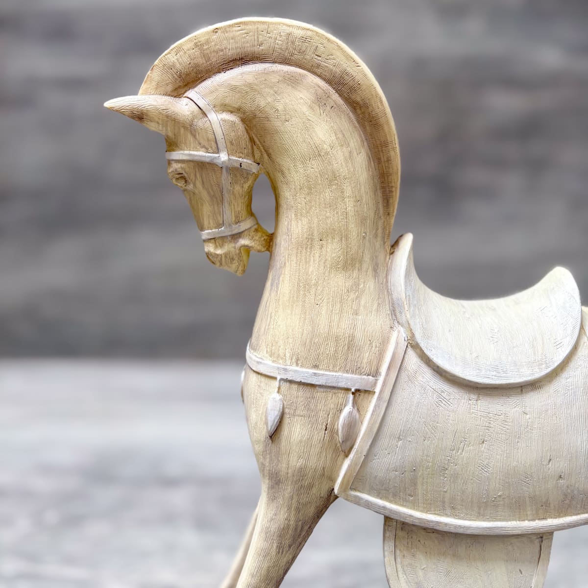 Classic Rocking Horse Sculpture - Home Artisan