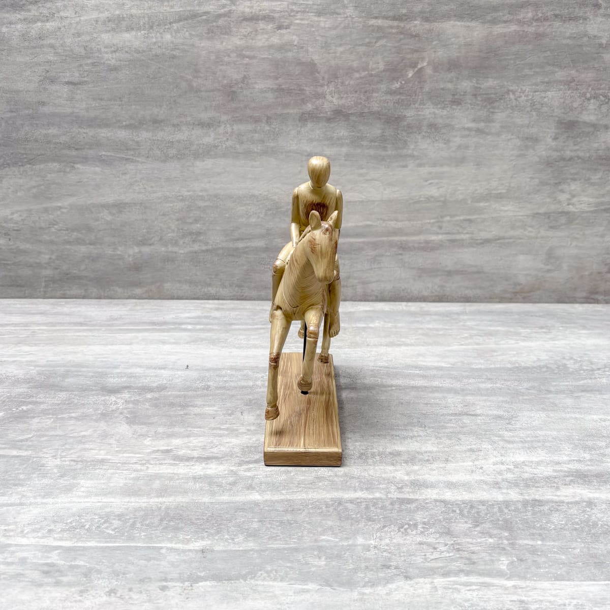 Horse with Rider Sculpture - Home Artisan