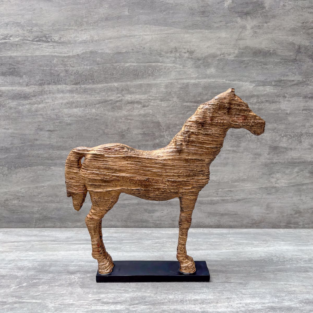 Rustic Horse Sculpture - Home Artisan