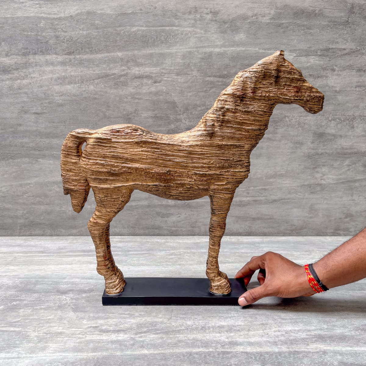 Rustic Horse Sculpture - Home Artisan