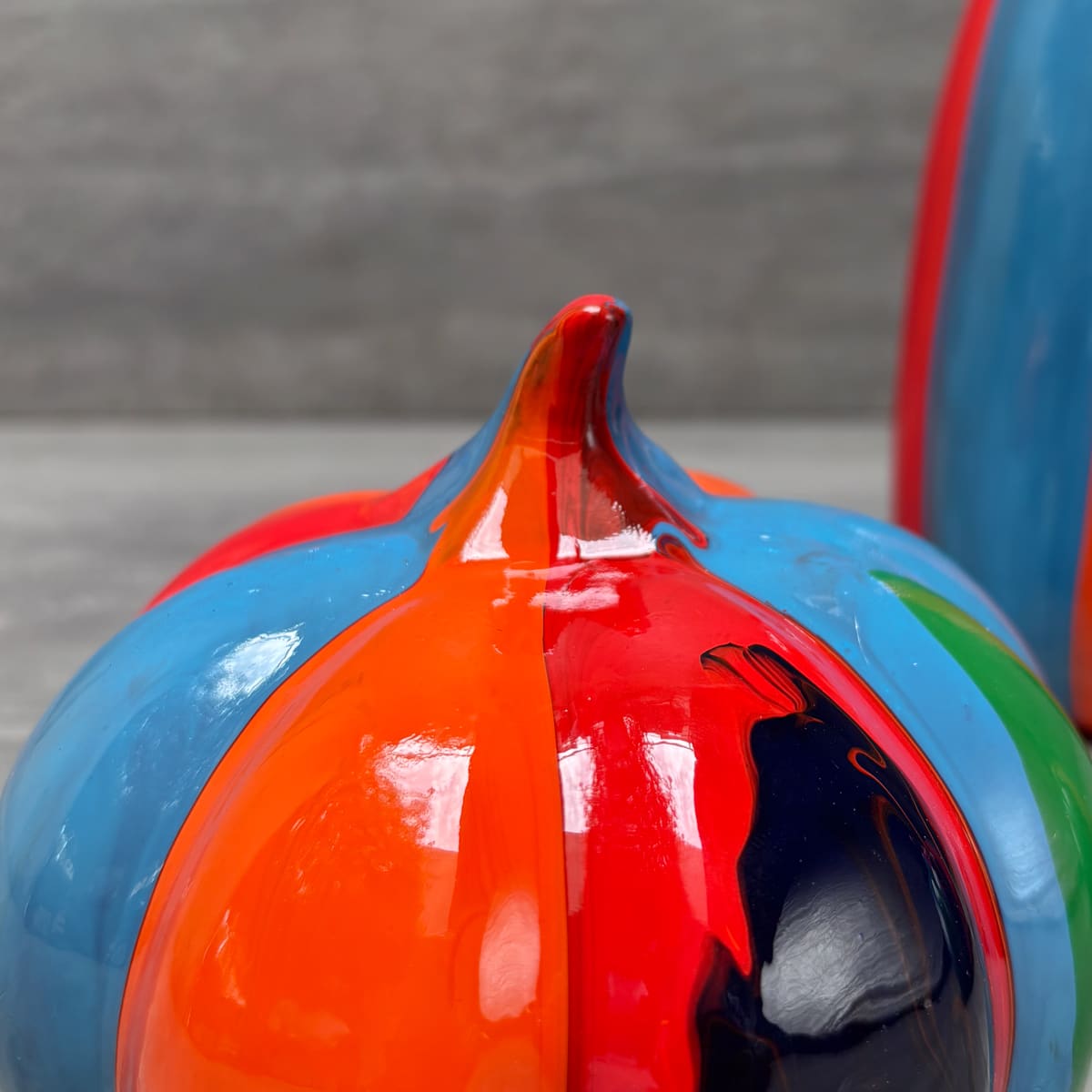 Striped Multicolor Pumpkin Decor Set of 3  - Home Artisan