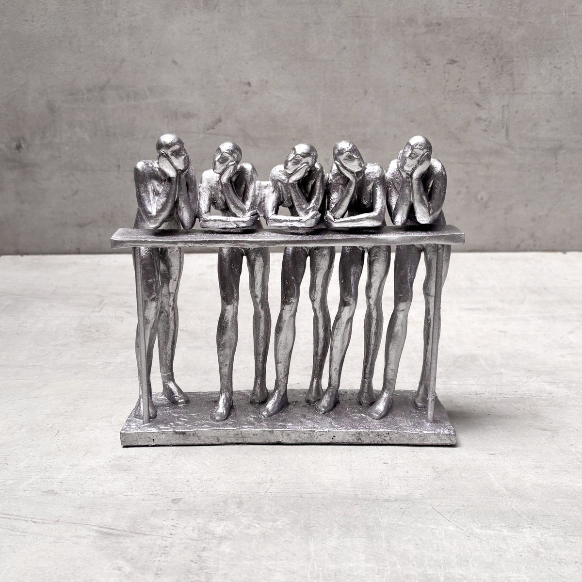 Five Wise Men in Conversation Sculpture - Home Artisan