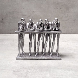 Five Wise Men in Conversation Sculpture - Home Artisan
