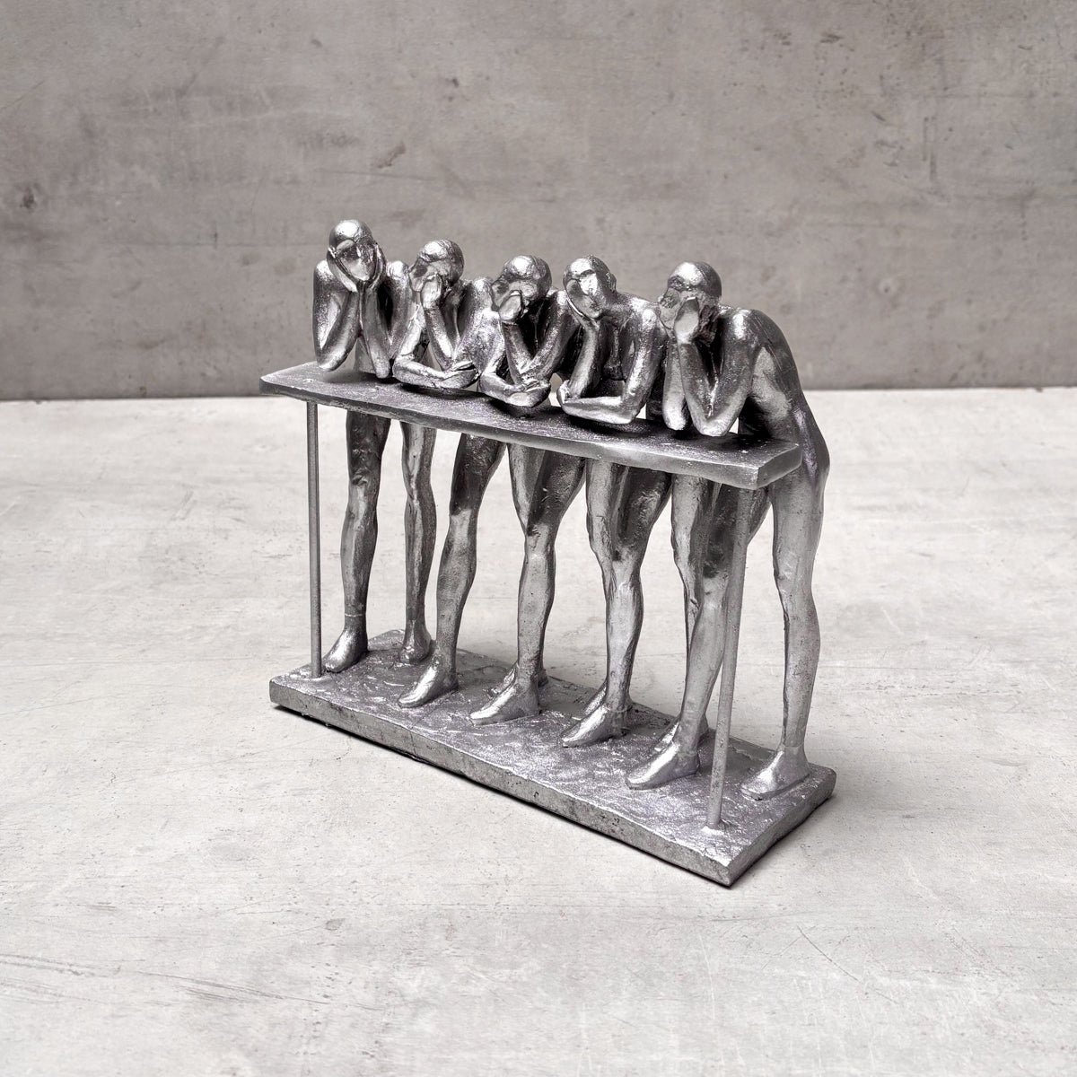 Five Wise Men in Conversation Sculpture - Home Artisan
