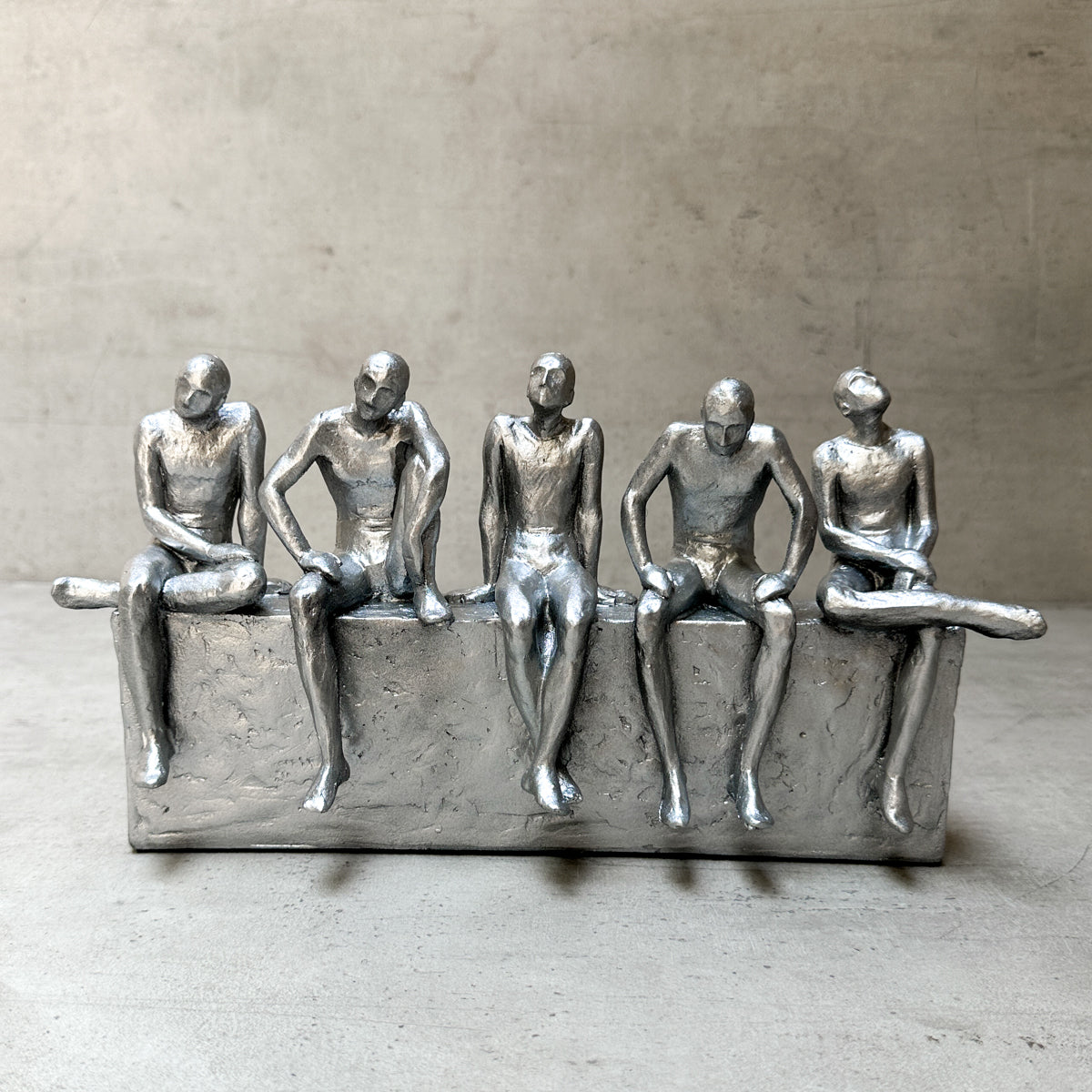 Five Wise Men in Contemplation Sculpture - Home Artisan