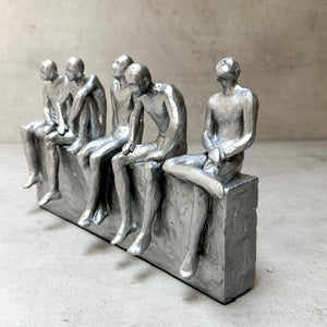 Five Wise Men in Contemplation Sculpture - Home Artisan