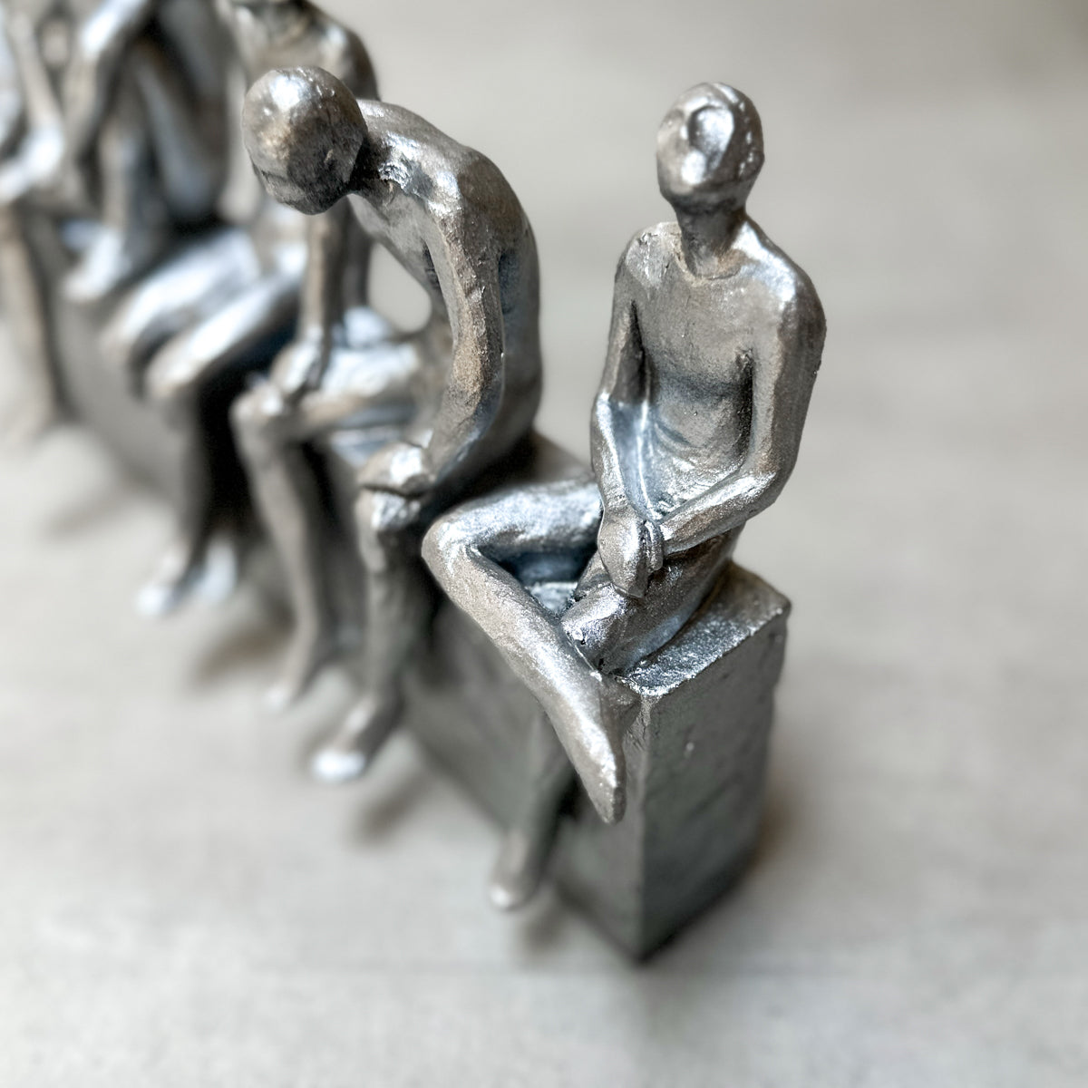 Five Wise Men in Contemplation Sculpture - Home Artisan