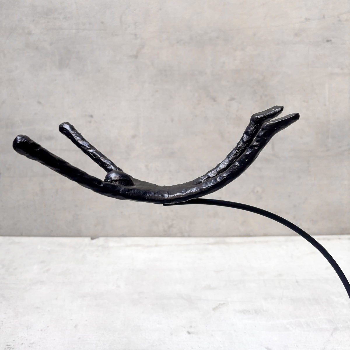 Graceful Diver Metal Sculpture - Home Artisan