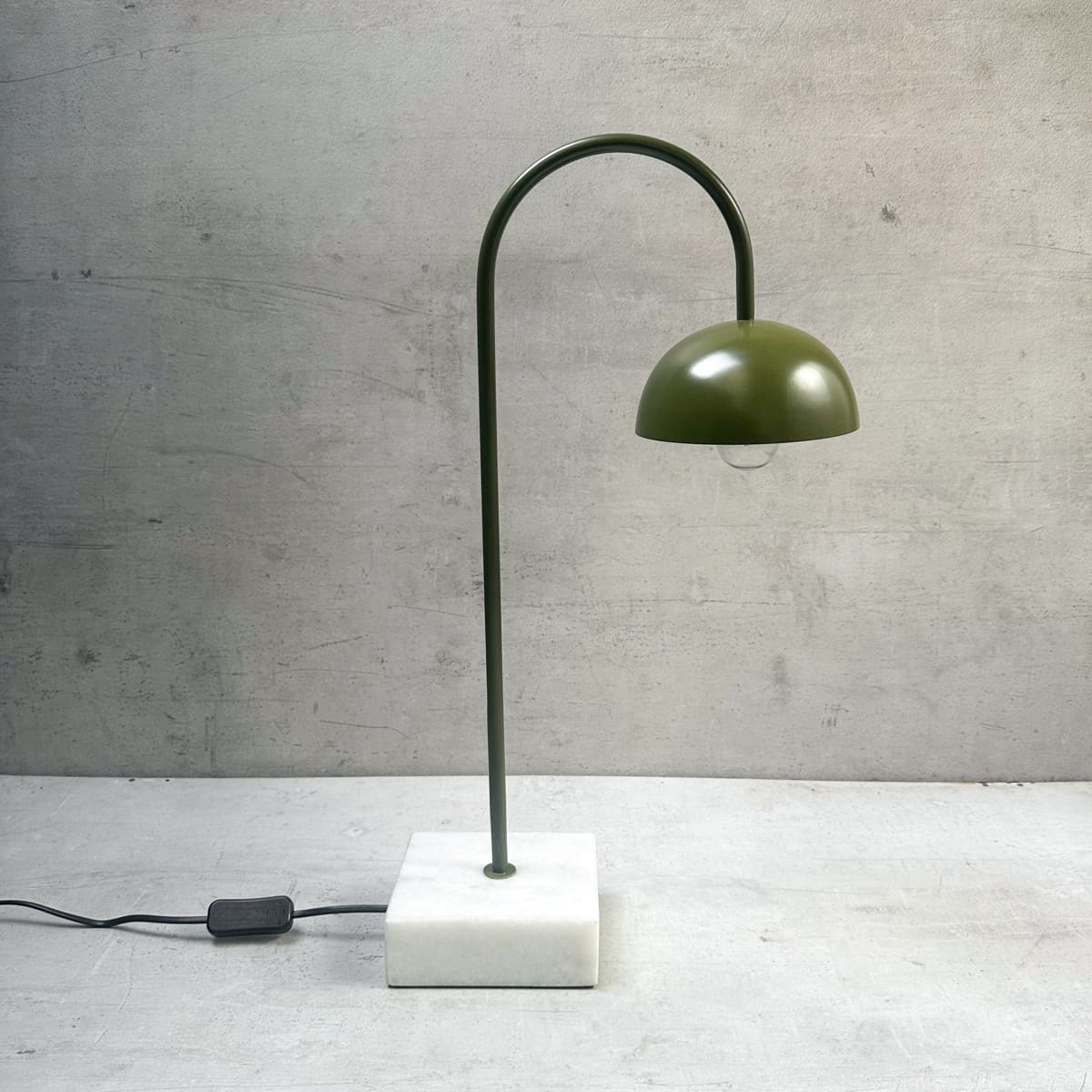Rixton Metal and Marble Desk Lamp - Home Artisan