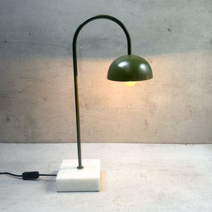 Rixton Metal and Marble Desk Lamp - Home Artisan