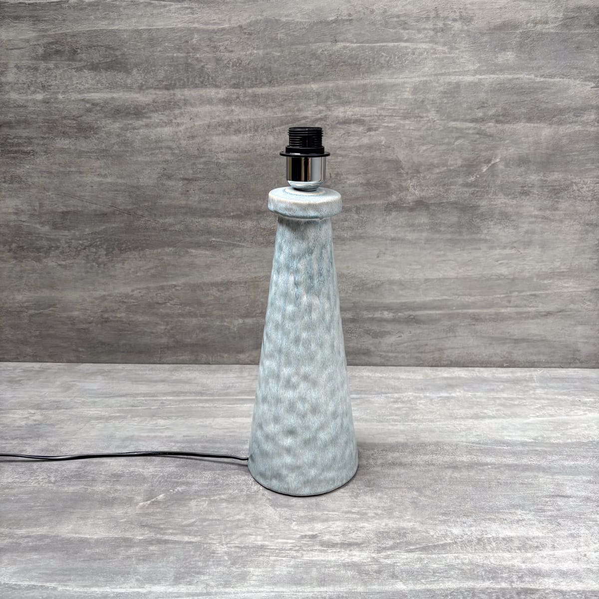 Speckled Blue Ceramic Table Lamp - Home Artisan
