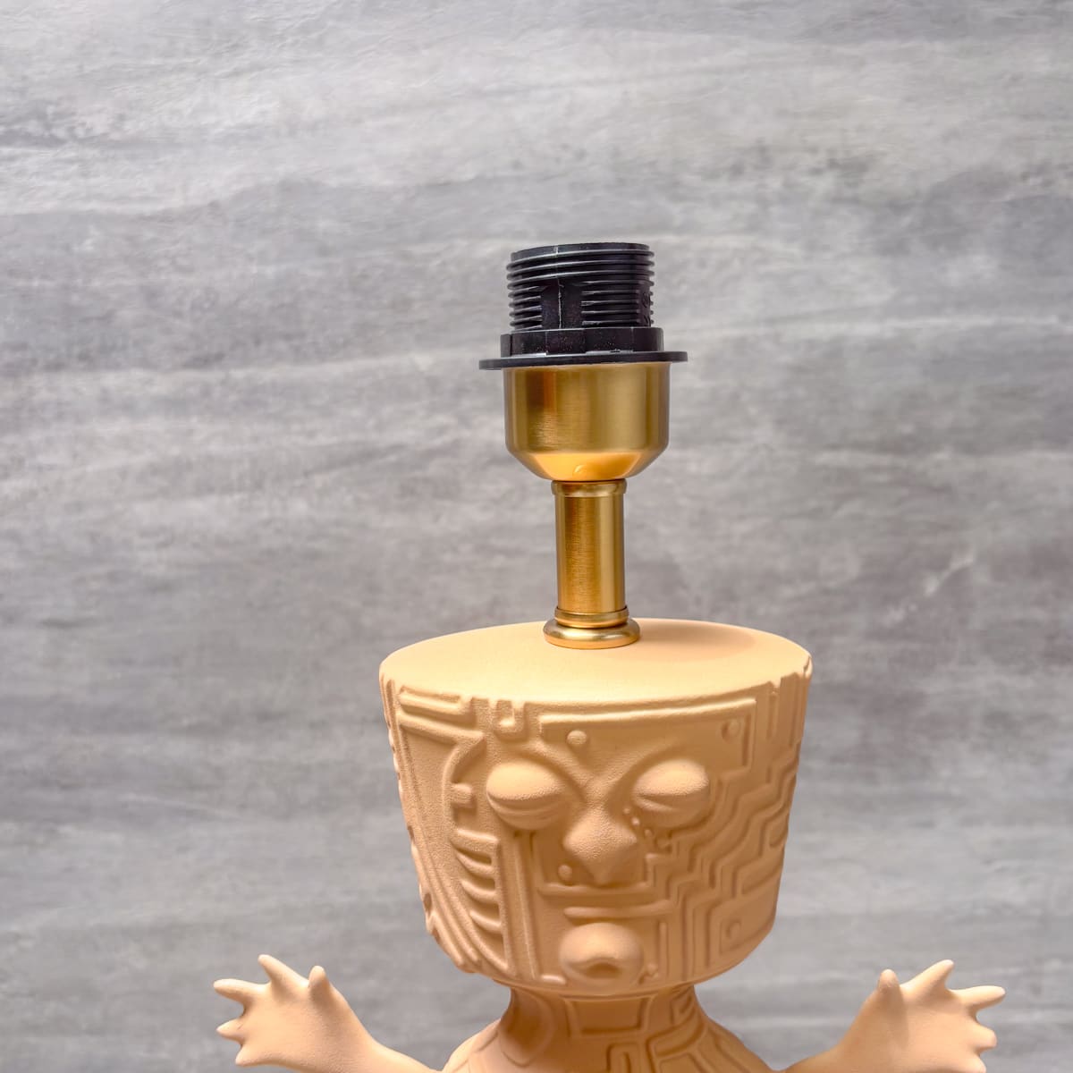 Tribal Totem Terracotta Lamp - Home Artisan