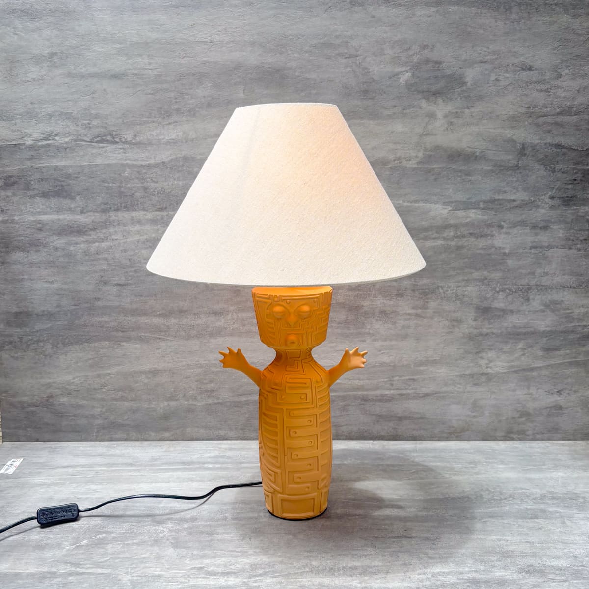 Tribal Totem Terracotta Lamp - Home Artisan