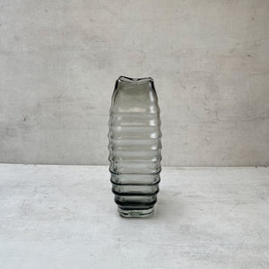 Hudson Smoky Glass Vase (Large) - Home Artisan