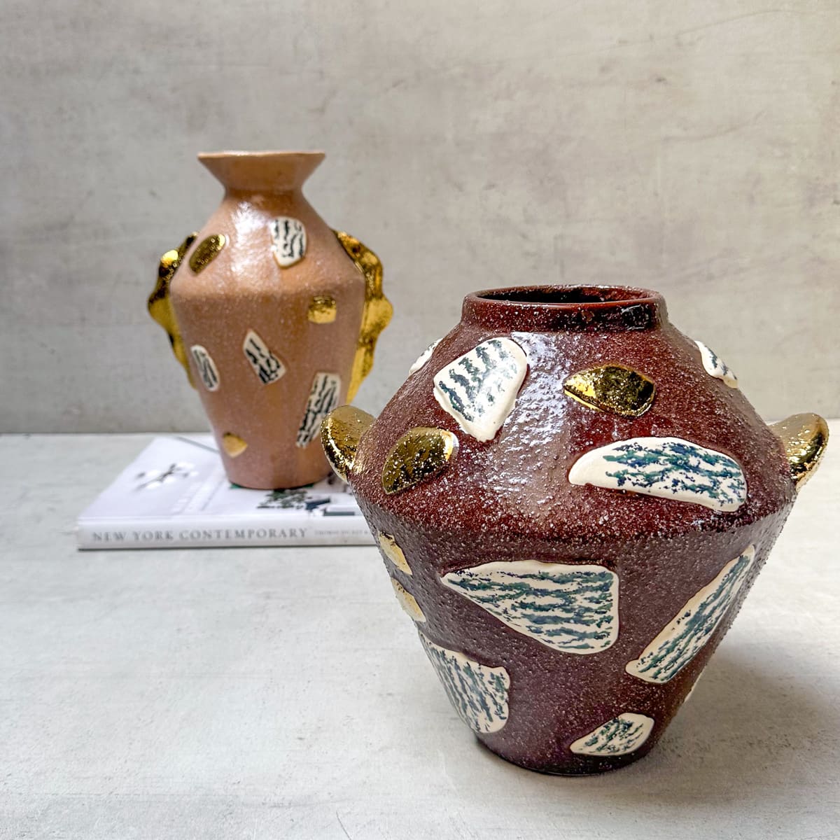 Terra Mosaic Ceramic Vase - Home Artisan