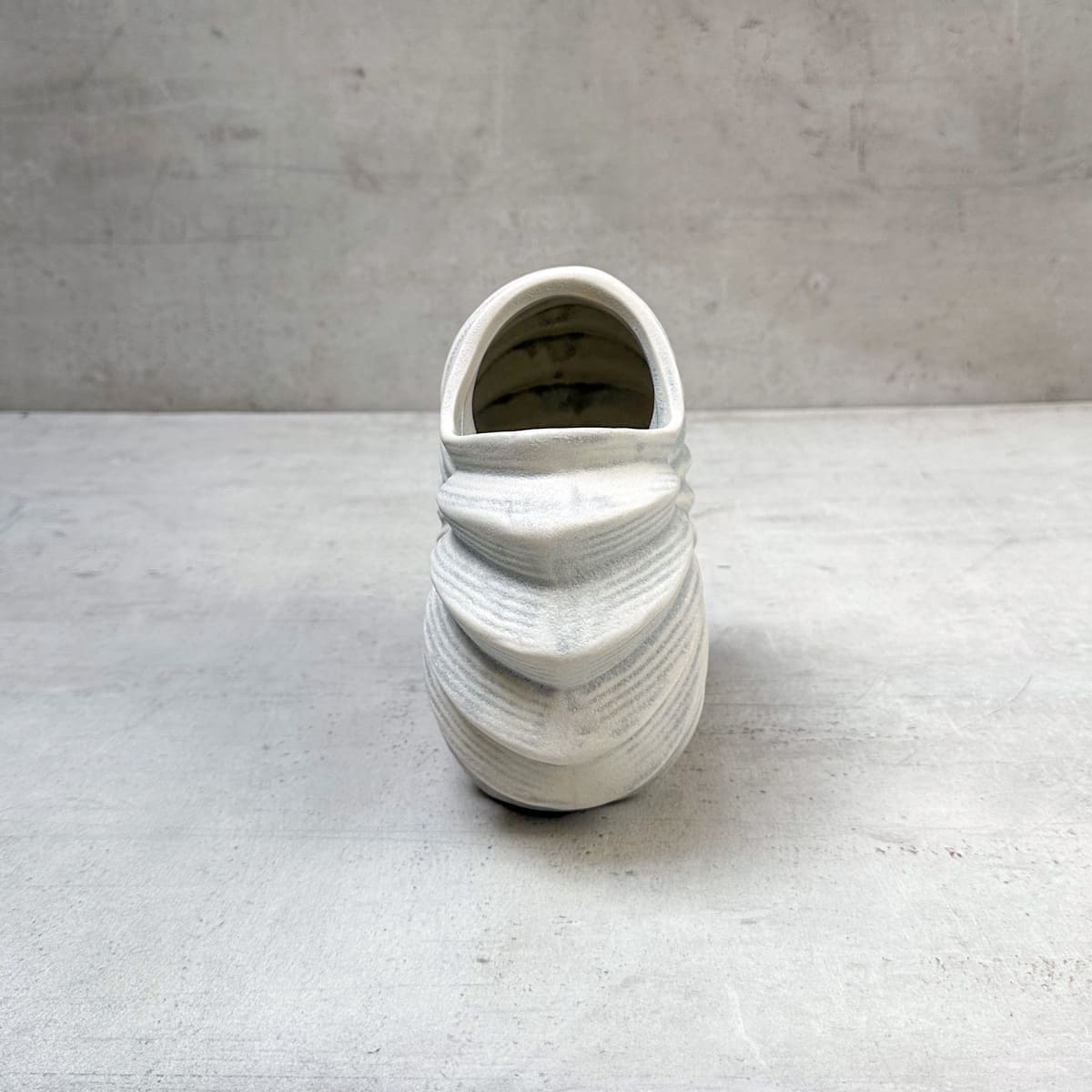 Nerida Shell White Ceramic Vase (Small) - Home Artisan