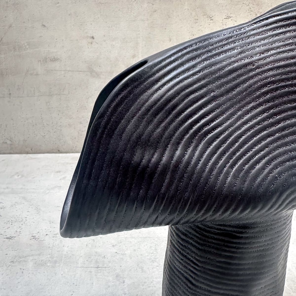 Myco Black Ceramic Vase (Large) - Home Artisan