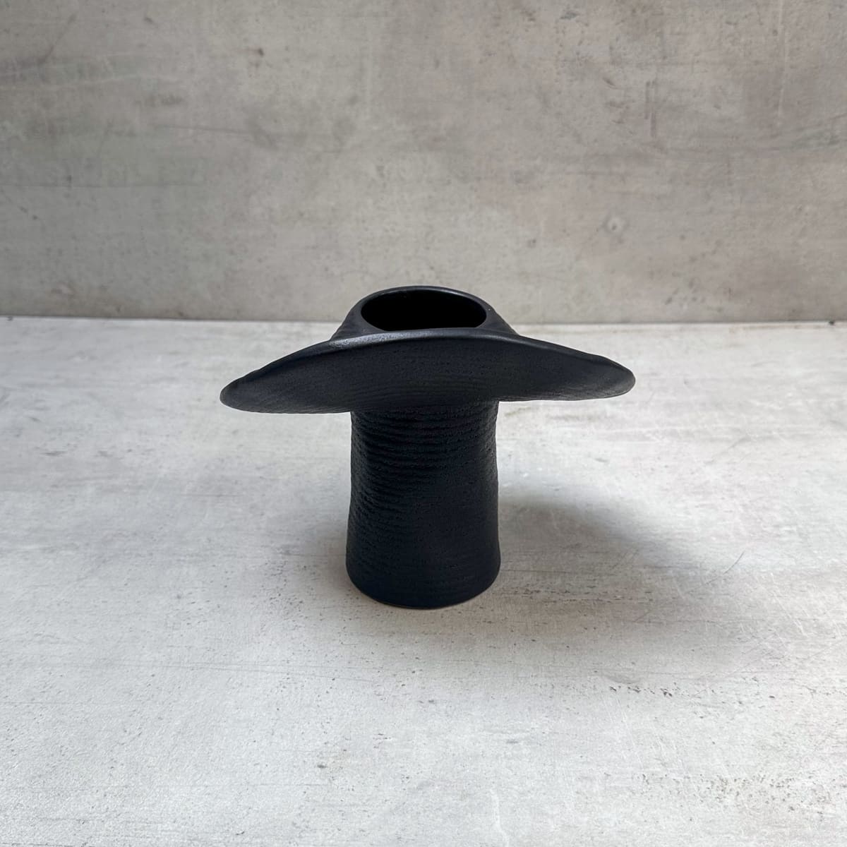 Myco Black Ceramic Vase (Small) - Home Artisan