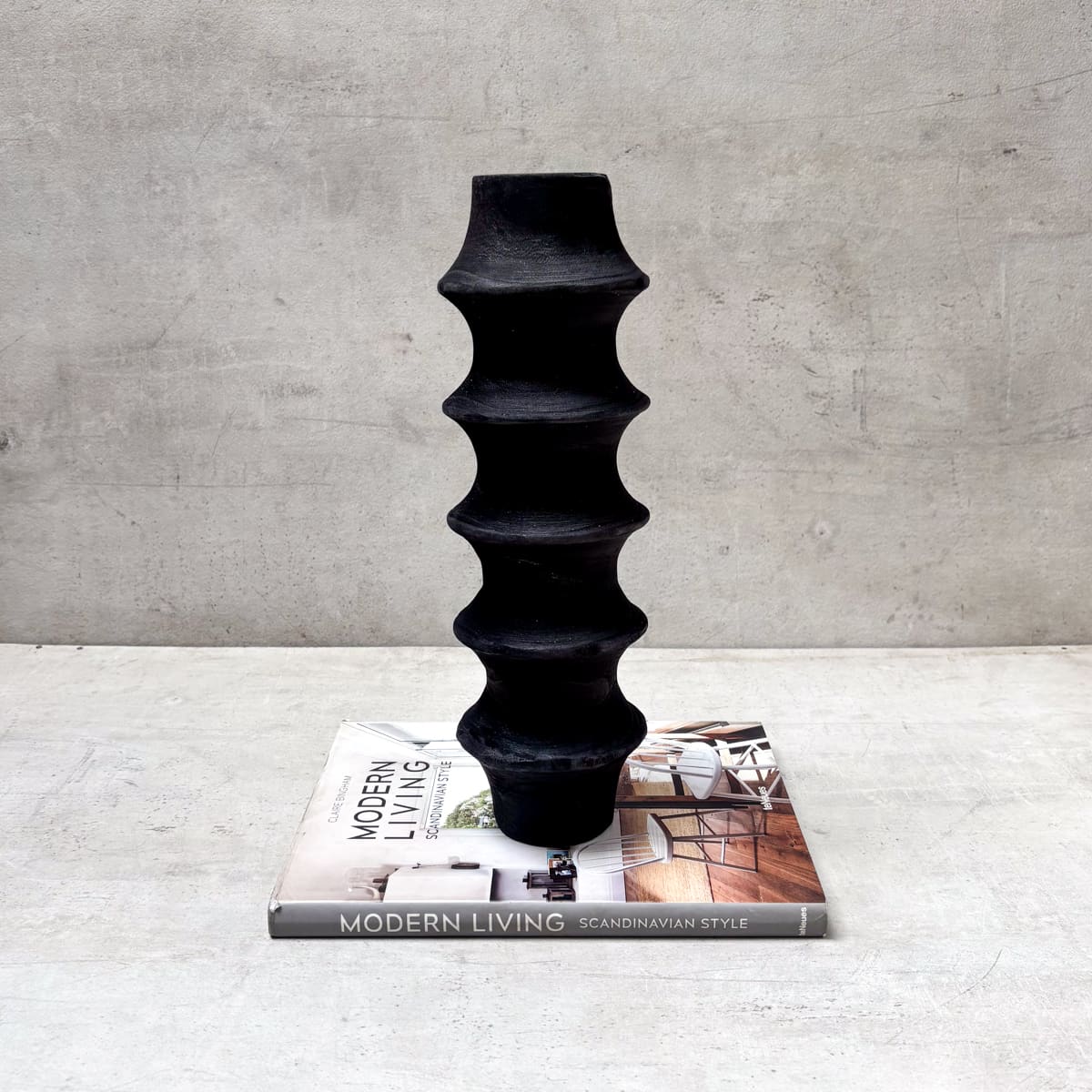 Rustic Weathered-Finish Wooden Vase - Home Artisan