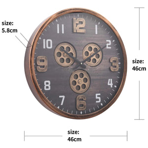 Clint Metal Wall Clock - Home Artisan