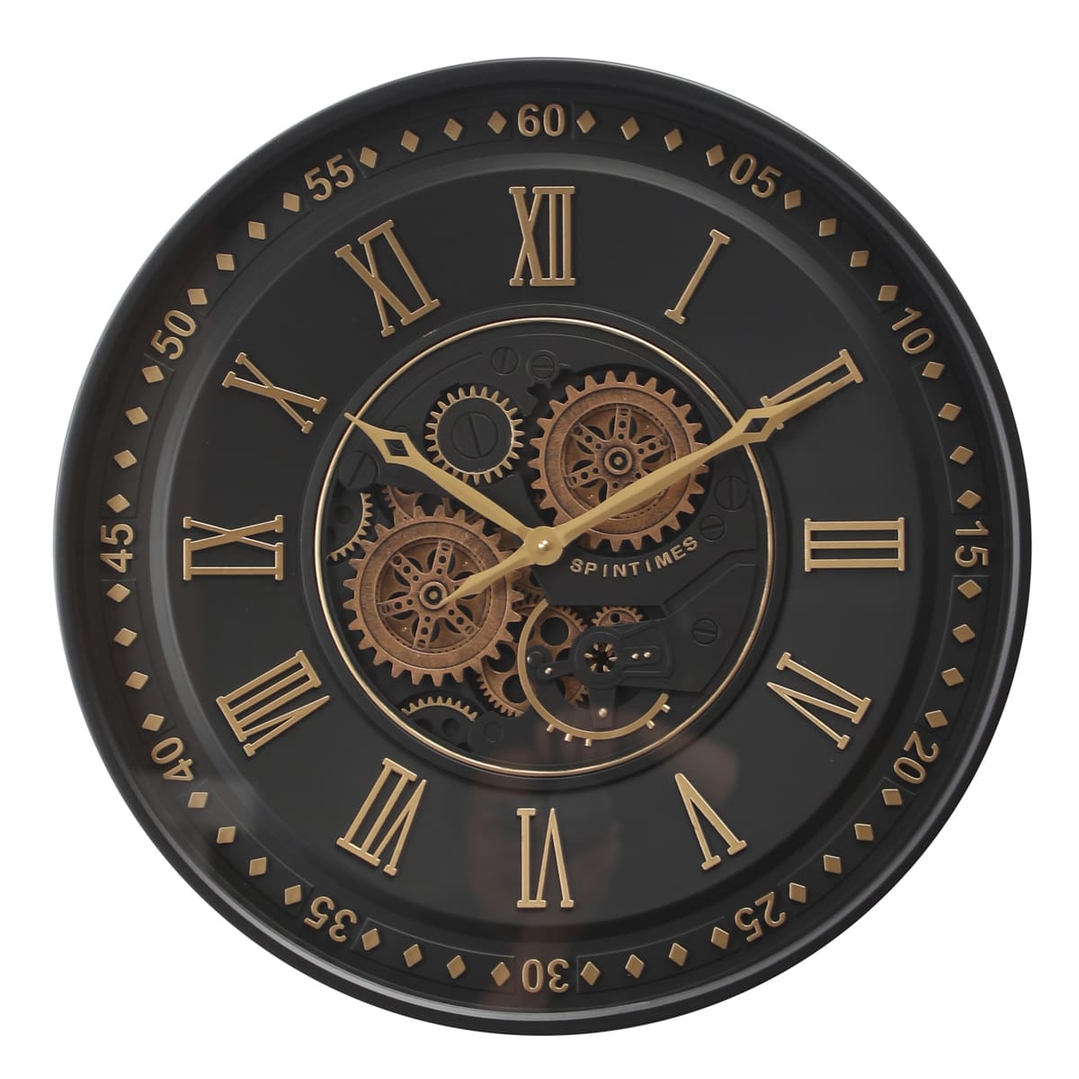 Moritz Industrial Metal Wall Clock (24 inches) - Home Artisan