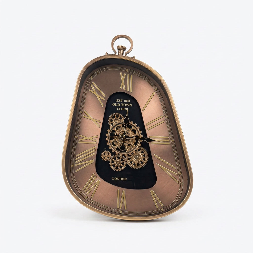 Winston Rose Gold Metal Wall Clock - Home Artisan