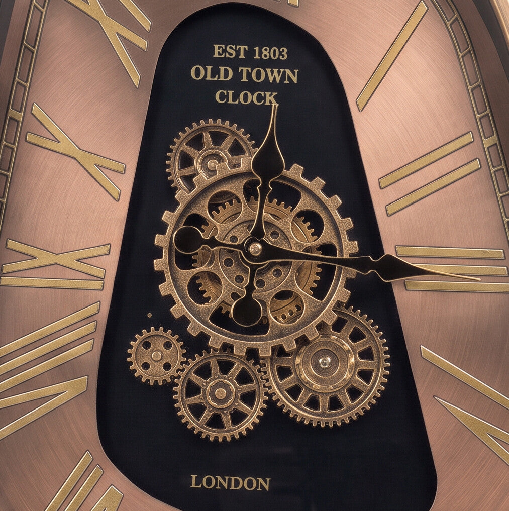 Winston Rose Gold Metal Wall Clock - Home Artisan