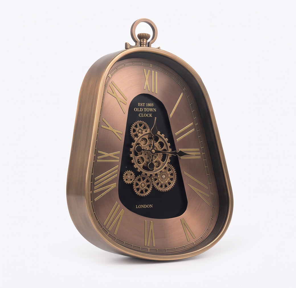Winston Rose Gold Metal Wall Clock - Home Artisan