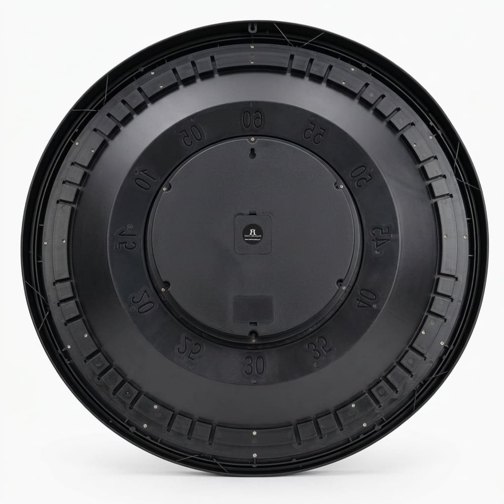 Nero Black Metal Wall Clock - Home Artisan