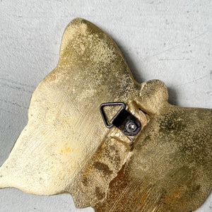 Cassandra Metal Butterfly Wall Sculpture (Gold) - Set of 2 - Home Artisan