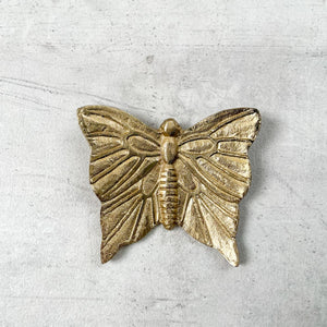 Cassandra Metal Butterfly Wall Sculpture (Gold) - Set of 2 - Home Artisan